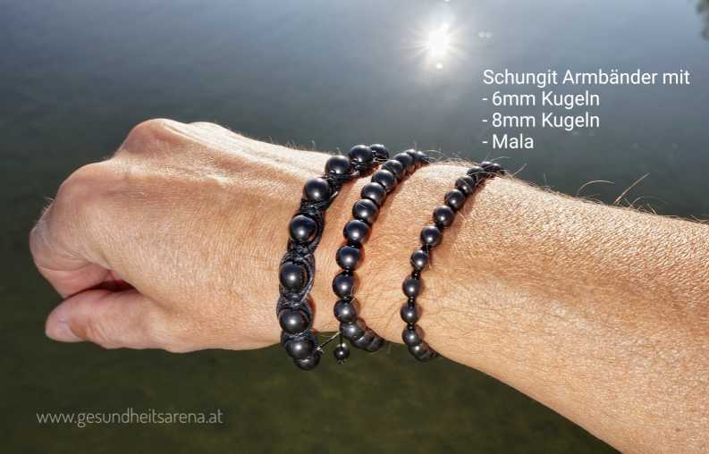 schungit armbänder