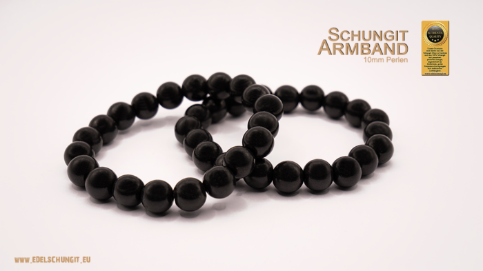 Schungit Armband 10mm