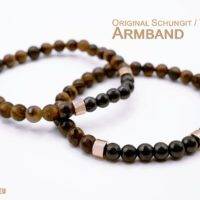Schungit – Tigerauge Armband