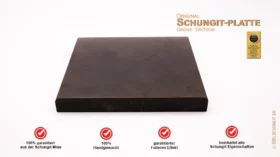 Schungit Platte 10x10cm