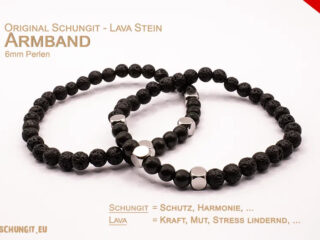 schungit armband - Lava 6mm 2025