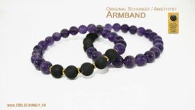 schungit amethyst armband