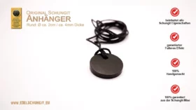 Schungit Anhänger rund 2cm