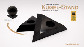Standplatte Schungit-Kugel