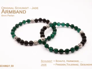 vorschaubild jade-schungit armband