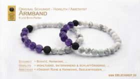 howlith - schungit armband