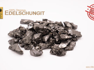 edelschungit - schungit wasser - rohsteine splitt