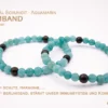 Aquamarin Armband mit Schungit