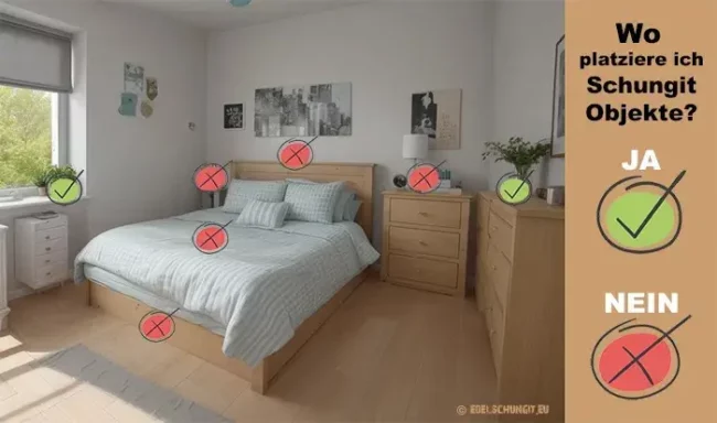 Schlafzimmer-schungit-platzierung