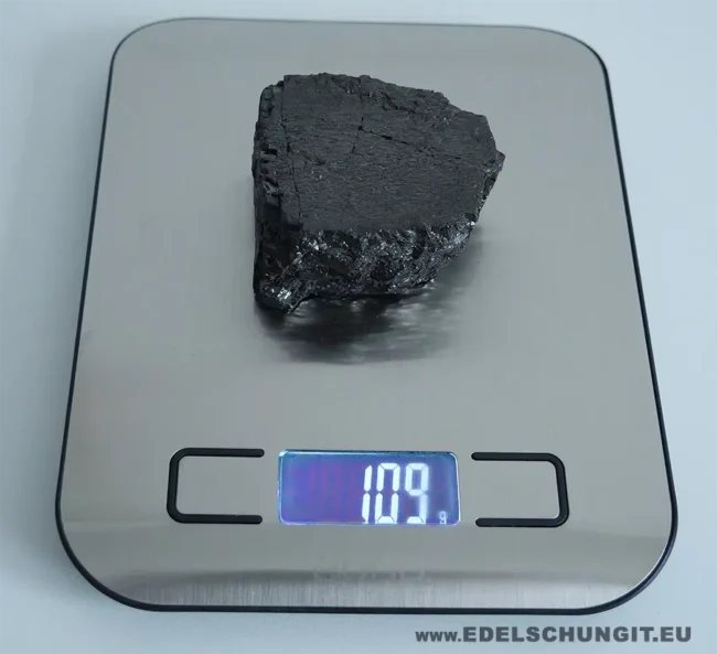 109g edelschungit unikat waage