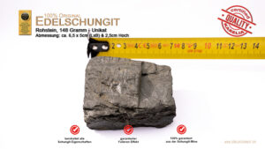 edelschungit rohsteine 148gramm - unikat