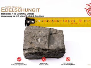 edelschungit rohsteine 148gramm - unikat