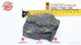 edelschungit rohsteine 171gramm unikat