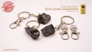 Edelschungit Schlüsselanhänger