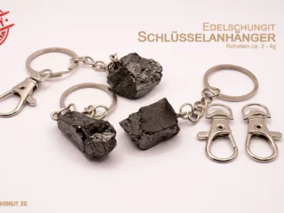 Edelschungit Schlüsselanhänger