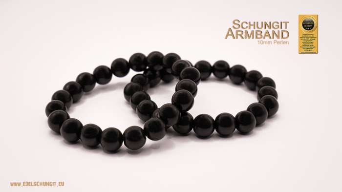 Schungit Armband 10mm