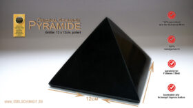 Schungit Pyramide 12 x 12cm poliert 2025