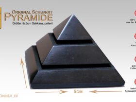 Schungit Pyramide Sakkara 5cm poliert 2025