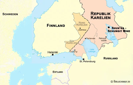 Schungit Herkunft - Shungit Mine