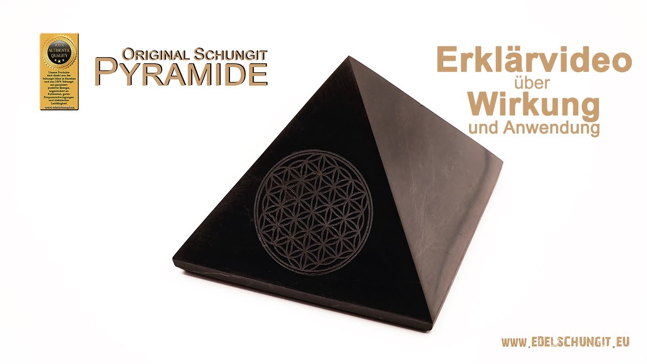 Schungit Pyramide – Anwendung in 30 Sekunden erklärt