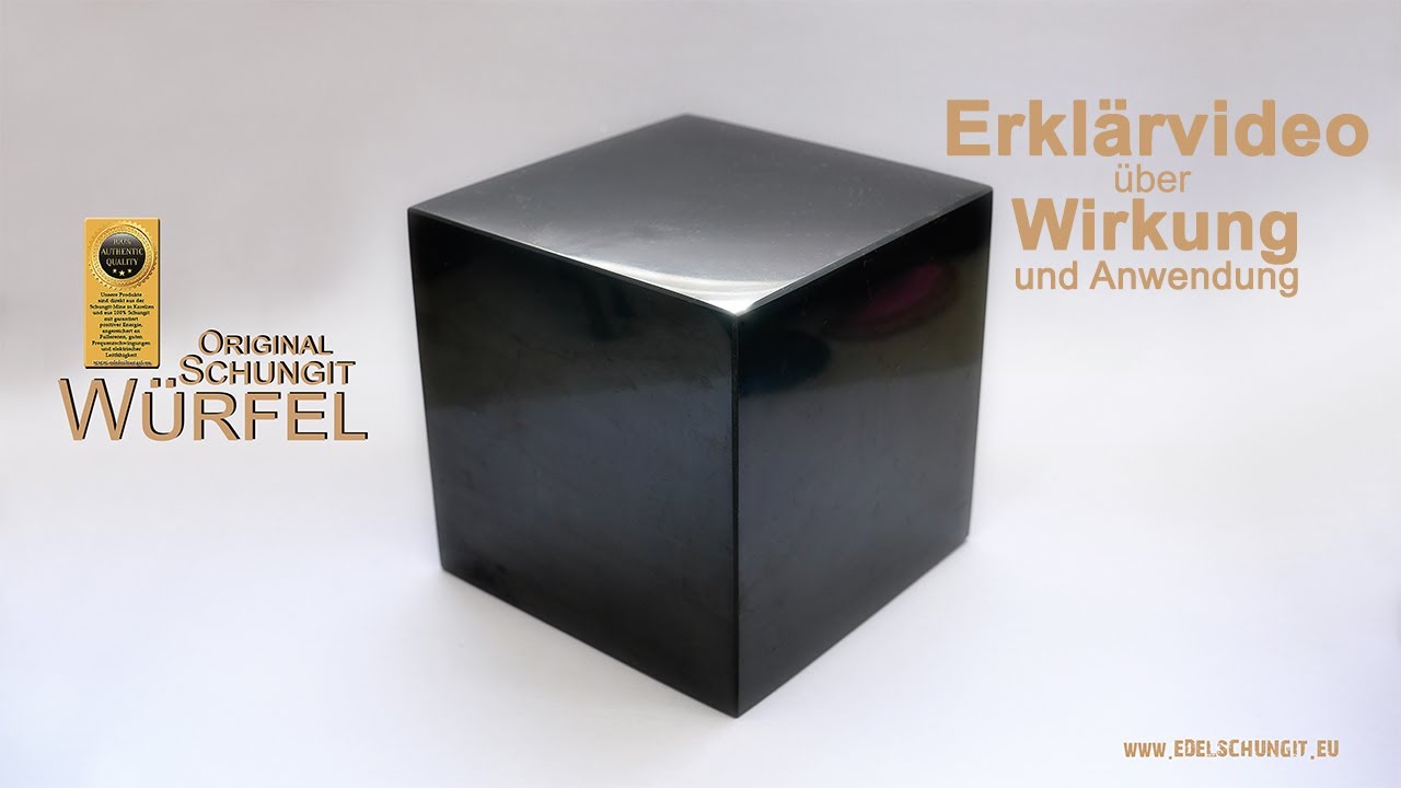 Schungit Würfel – Anwendung in 30 Sekunden erklärt