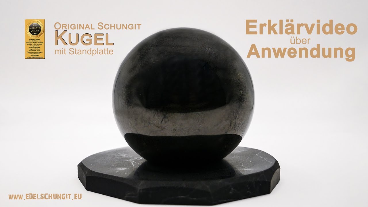 Schungit Kugel – Anwendung in 30 Sekunden erklärt