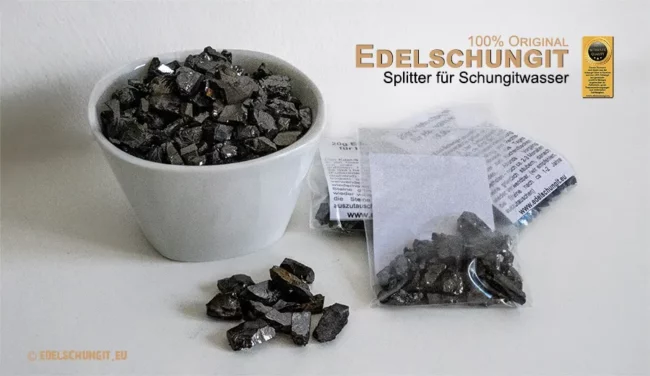 edelschungit-splitter 2026 - schungitwasser