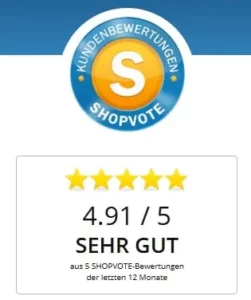 Shopvote bewertung edelschungit.eu