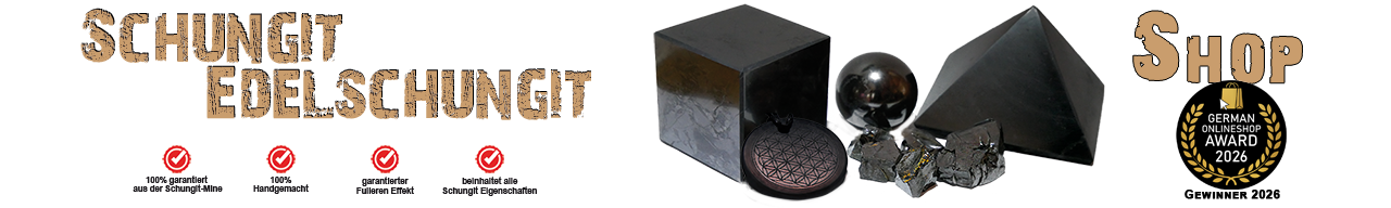 schungit - edelschungit shop 2026 award winner