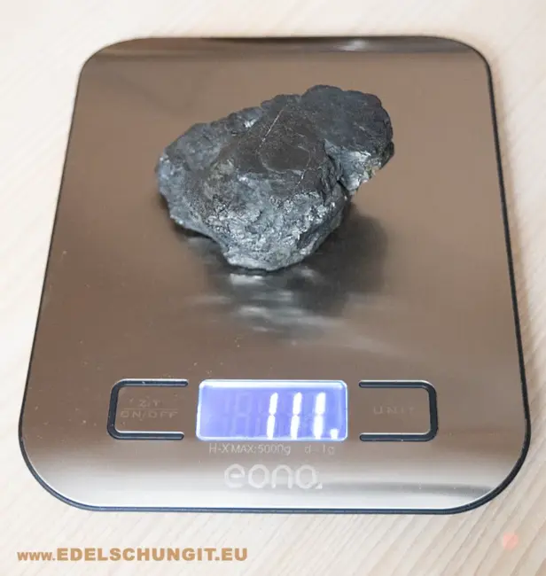111g edelschungit unikat waage 2026